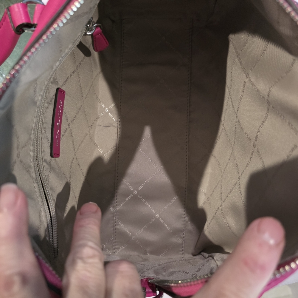 Michael Kors Fuchsia Satchel - Picture 7 of 7